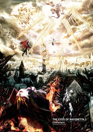 bộ bayonetta 2 official art book: the eyes of bayonetta 2 ベヨネッタ2 公式設定資料集 - Ảnh 12