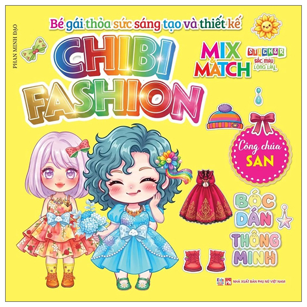 Bộ Bé Gái Thỏa Sức Sáng Tạo Và Thiết Kế - Chibi Fashion - Công Chúa Hime - Ảnh 2