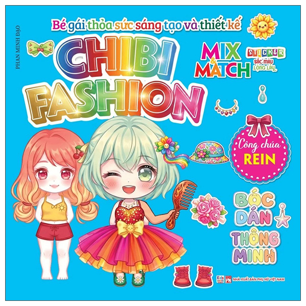 Bộ Bé Gái Thỏa Sức Sáng Tạo Và Thiết Kế - Chibi Fashion - Công Chúa Hime - Ảnh 3