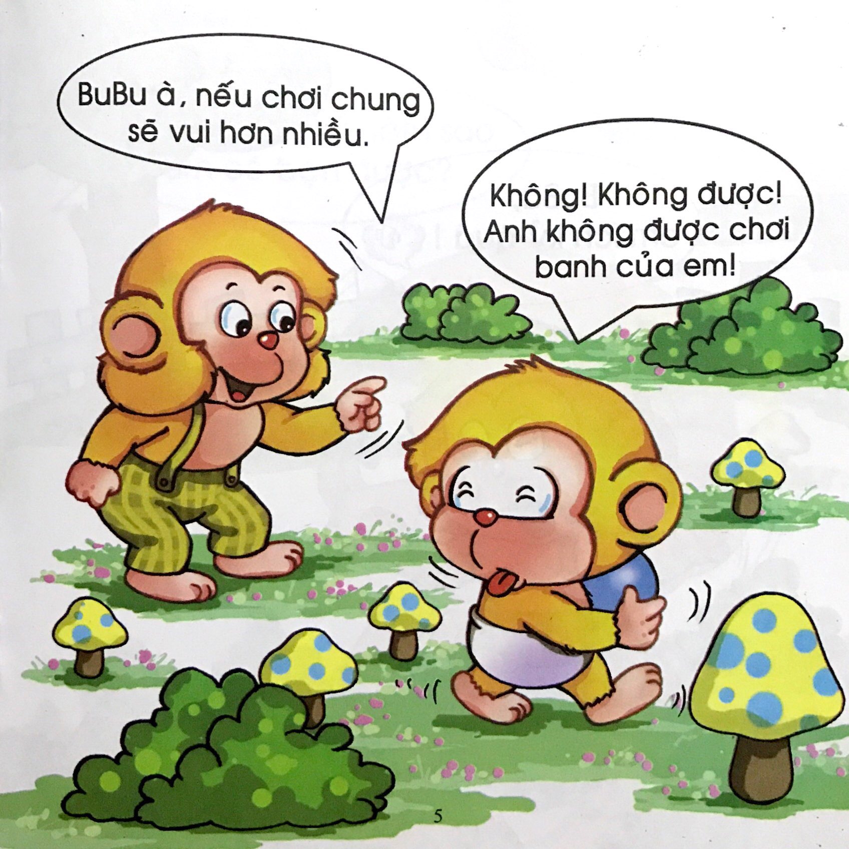 bộ bé học lễ giáo - bubu 05: ích kỷ (tái bản 2022) - Ảnh 4