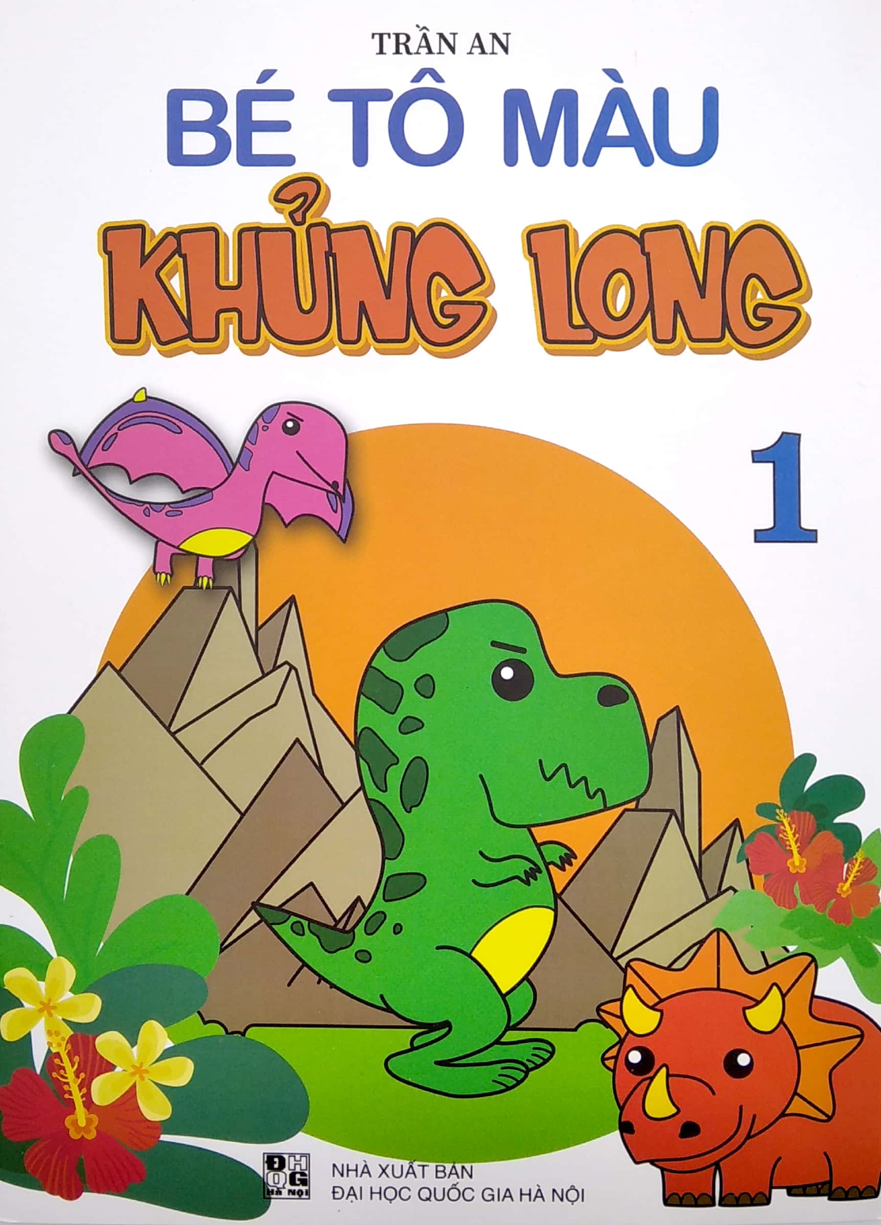 bộ bé tô màu khủng long 1 - Ảnh 3