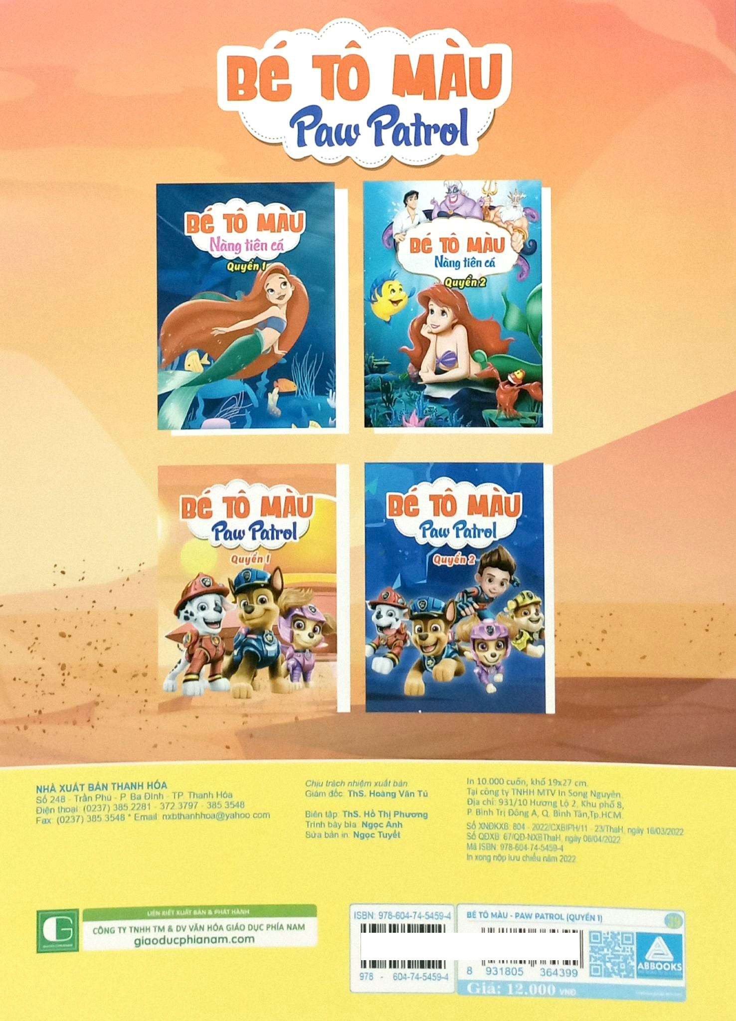 Bo
Be To Mau Paw Patrol - Quyen 1 - Ảnh 6