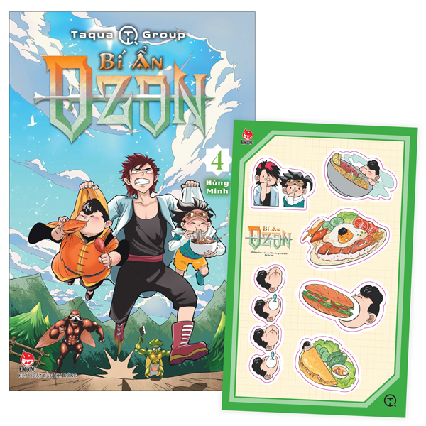 Bộ Bí Ẩn Ozon - Tập 4 - Hùng Minh - Tặng Kèm Bảng Sticker