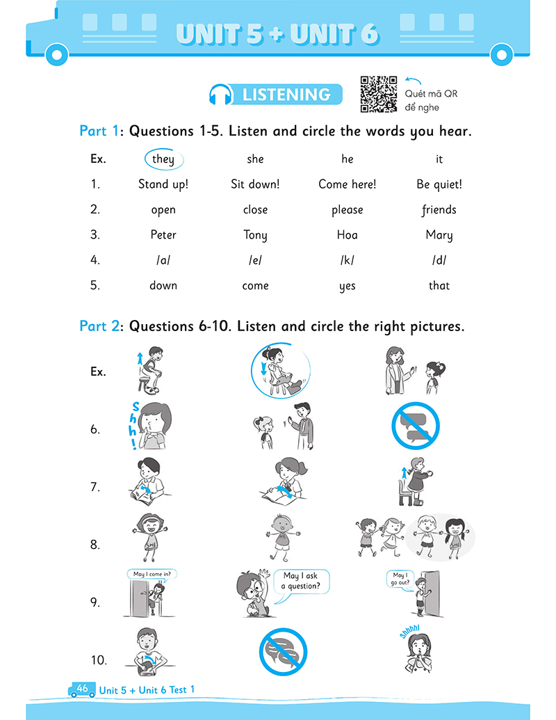 bộ big 4 bộ đề tự kiểm tra 4 kỹ năng nghe - nói - đọc - viết (cơ bản và nâng cao) tiếng anh lớp 3 tập 1 - Ảnh 12