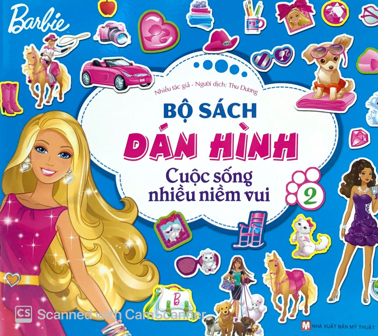 bộ bộ sách dán hình barbie - cuộc sống nhiều niềm vui (tập 2) - Ảnh 2
