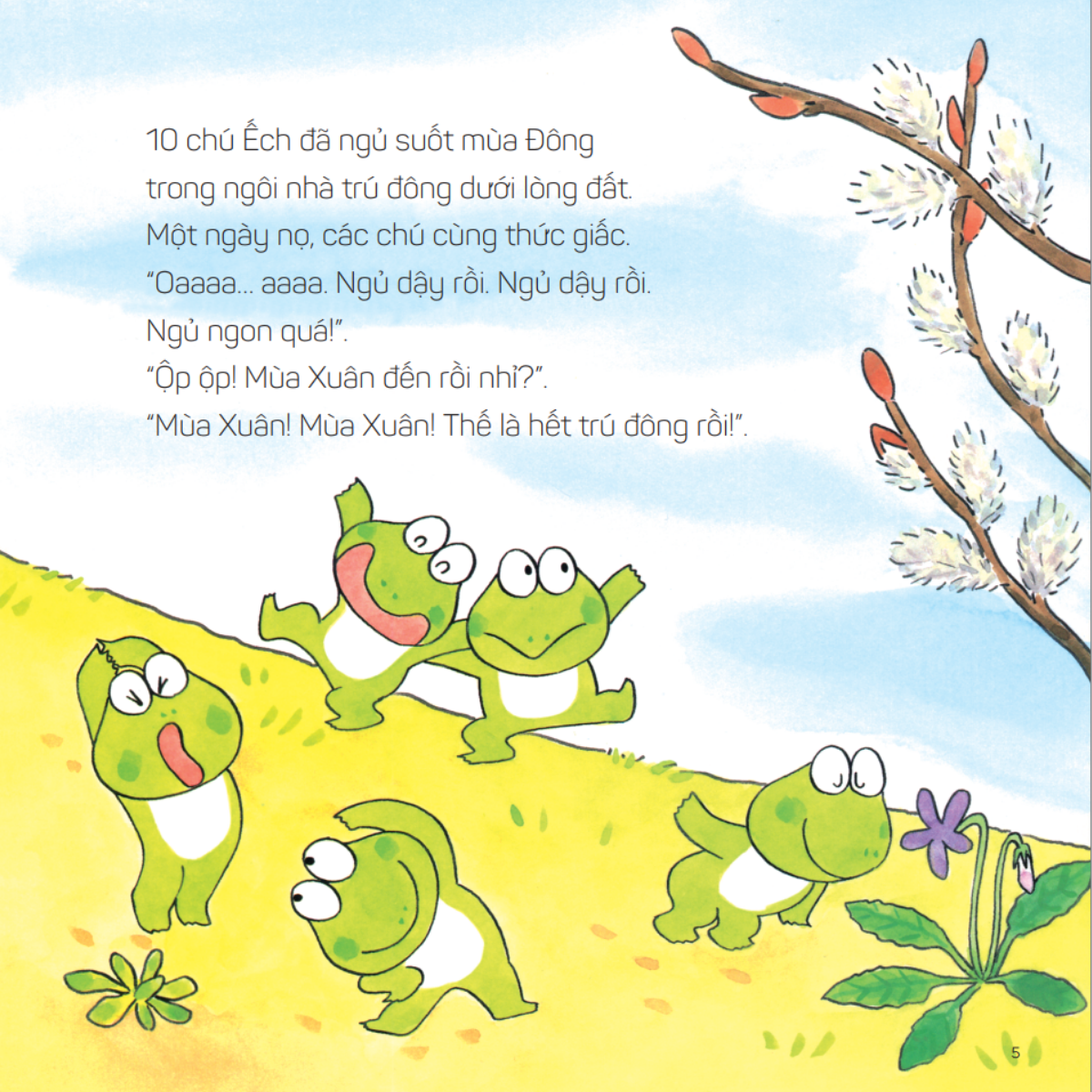 Bộ
Bộ Sách Ehon Nhật Bản - 10 Chú Ếch - Phần 2 - Tập 7-12 (Bộ 6 Cuốn) - Ảnh 7