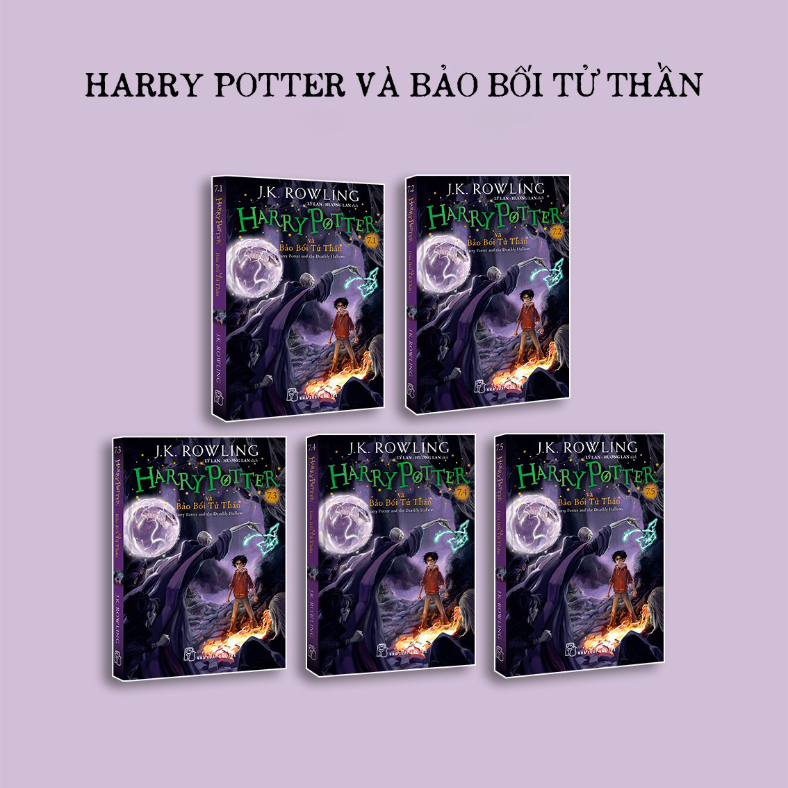 Bộ Bộ Sách Harry Potter Tập 7 - Khổ Nhỏ (Bộ 5 Cuốn) - Ảnh 2