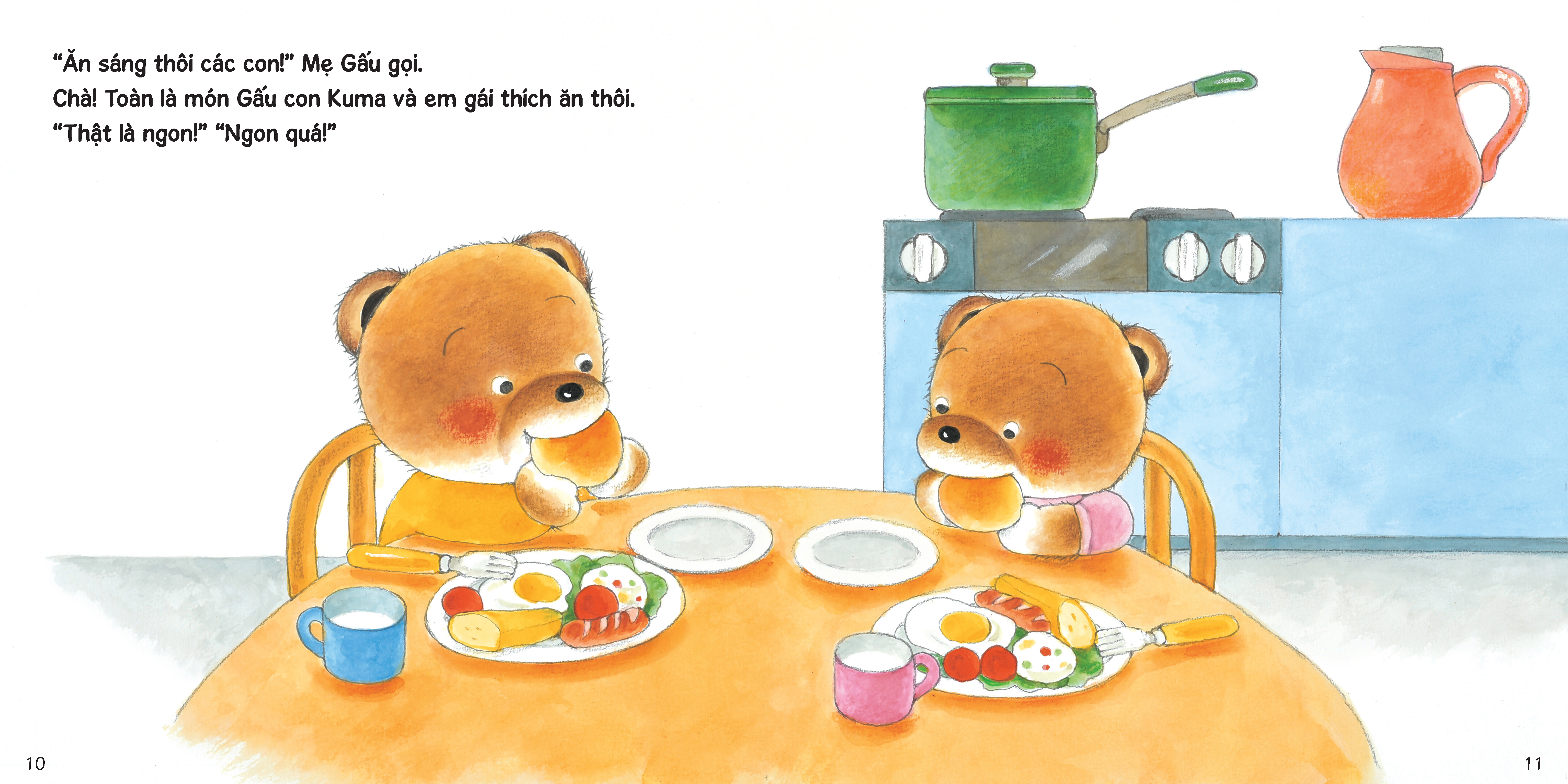 Bo
						
										
										Bo Sach Tranh Ehon Gau Con Kuma - Nhung Chuyen Nho Hang Ngay - Phan 2 (Bo 5 Cuon) - Ảnh 10