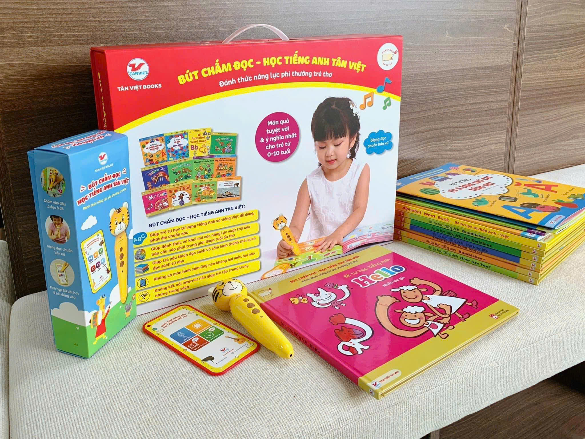 Bộ Bút Chấm Đọc-Học Tiếng Anh - Đánh Thức Năng Lực Phi Thường Từ Trẻ Thơ - Bút Hình Hổ (Dành Cho Trẻ Từ 0 Đến 10 Tuổi) - Tặng Kèm Sách Playtime In English - Level 3 - Happy Snowman - Người Tuyết Hạnh Phúc - Ảnh 20