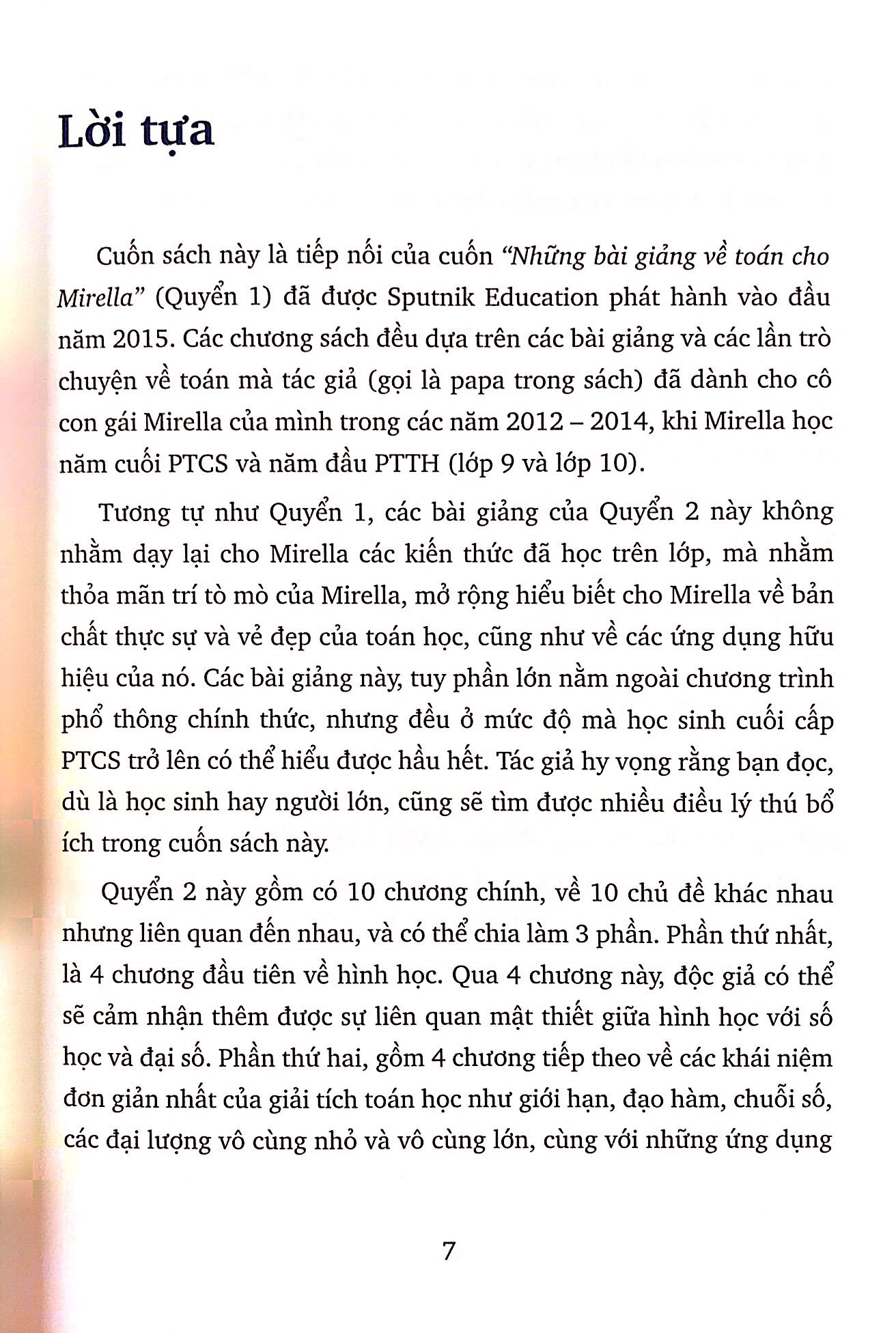 bộ các bài giảng về toán cho mirella quyển 2 - Ảnh 6