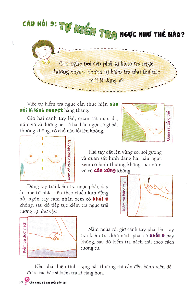 bộ cẩm nang bé gái tuổi dậy thì - quyển 1 - 160 câu hỏi-đáp về sinh lí bạn gái tuổi dậy thì (tái bản 2019) - Ảnh 11