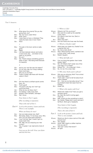 bộ cambridge english young learners 2 for revised exam from 2018 movers answer booklet: authentic examination papers - Ảnh 7
