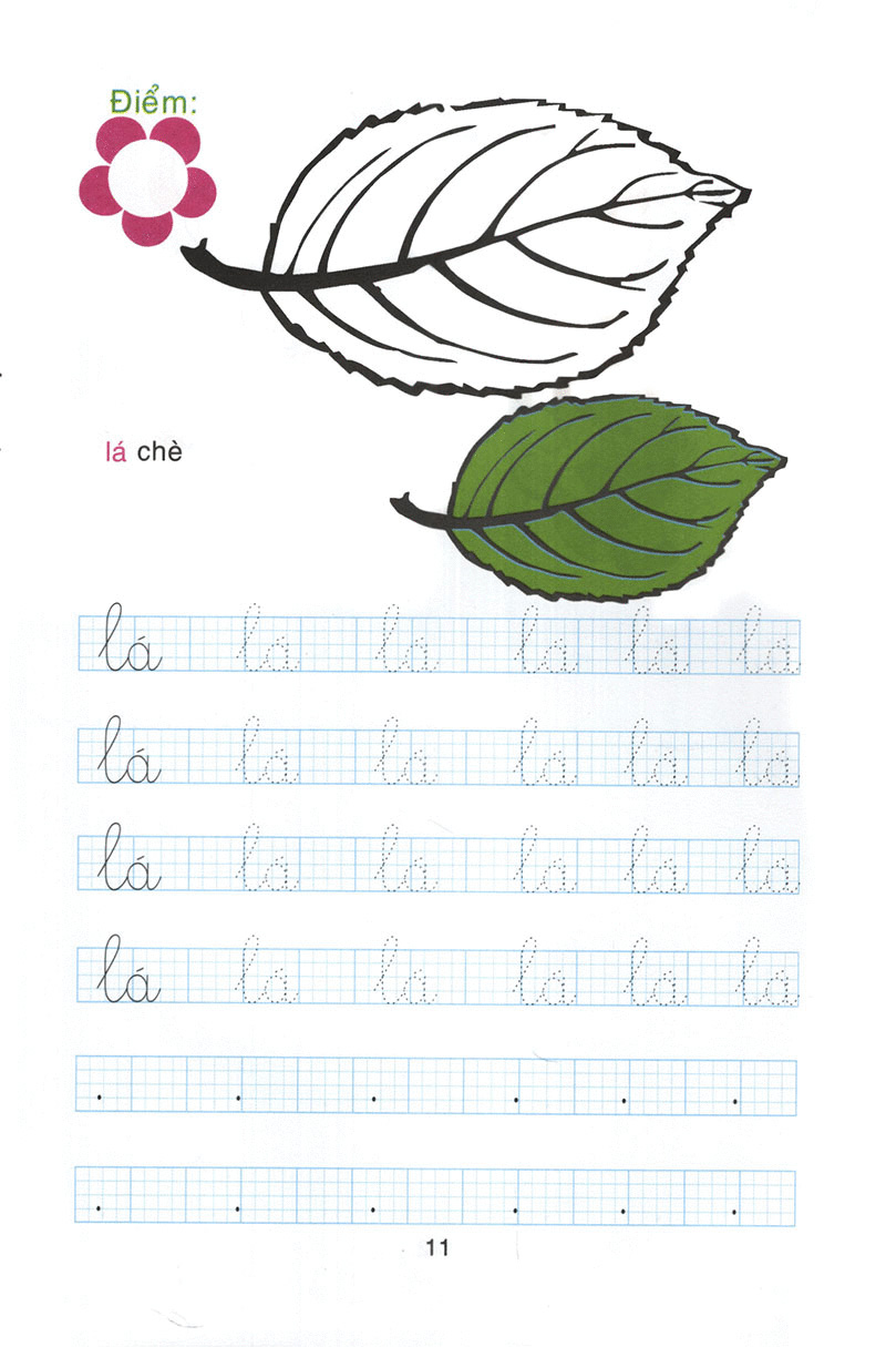 bộ chuẩn bị cho bé vào lớp 1: tô chữ cái và tô màu (quyển 1) - Ảnh 9