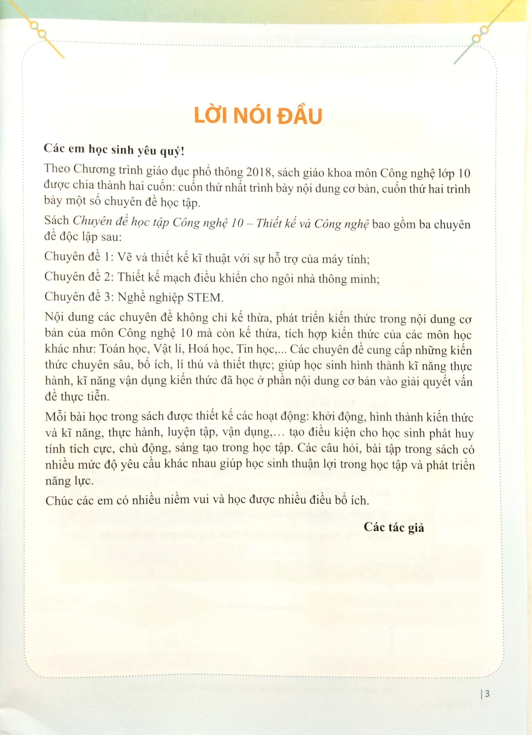 Bo
Chuyen De Hoc Tap Cong Nghe 10 - Thiet Ke Va Cong Nghe (Canh Dieu) (Chuan) - Ảnh 3