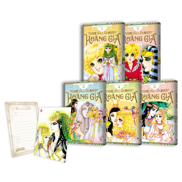 Bộ Combo Manga - Dấu Ấn Hoàng Gia: Tập 1 - 5 (Bộ 5 Tập) - Tặng Kèm Postcard
