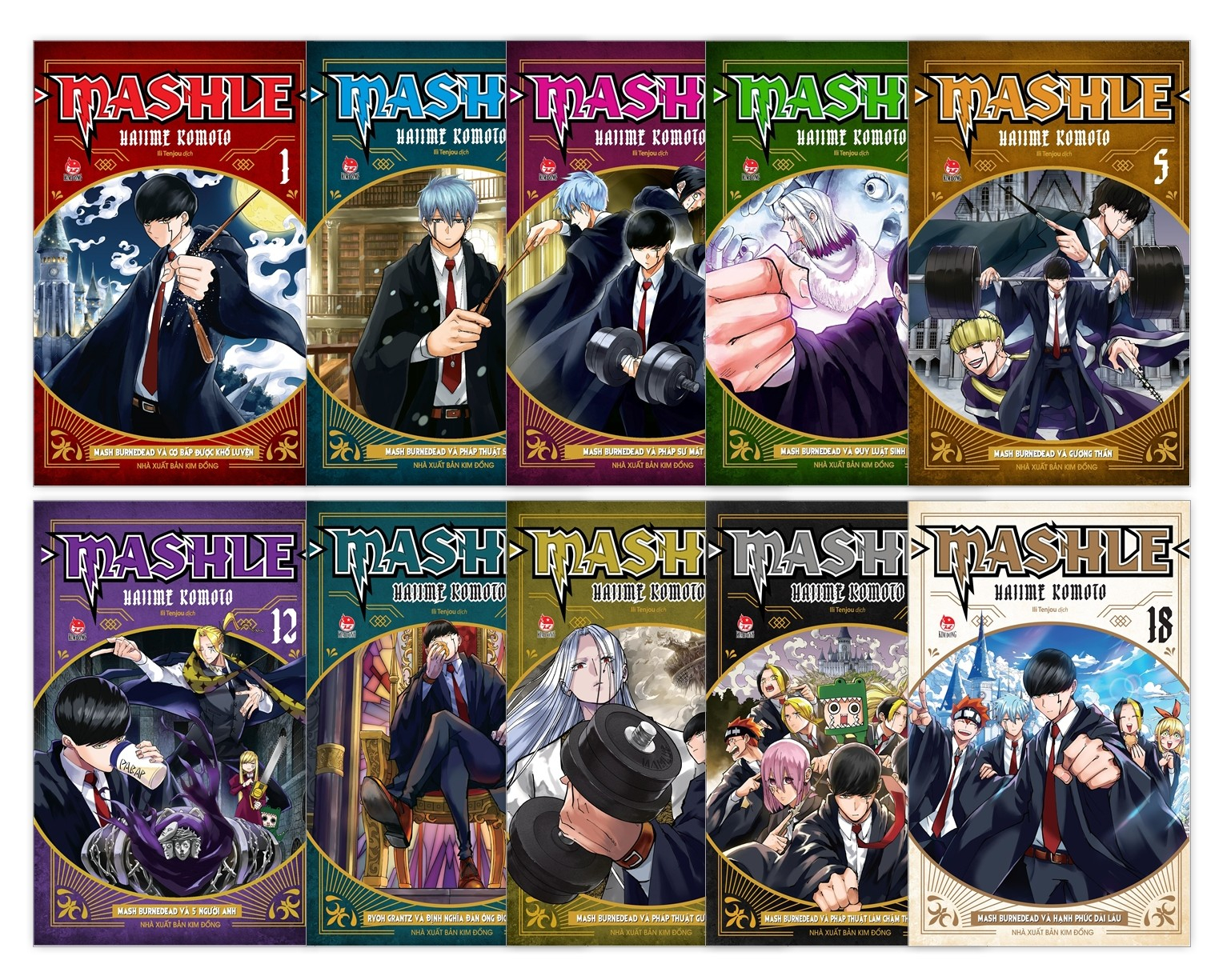 Bộ
Combo Manga - Mashle: Tập 1 - 18 (Bộ 18 Tập) - Ảnh 2