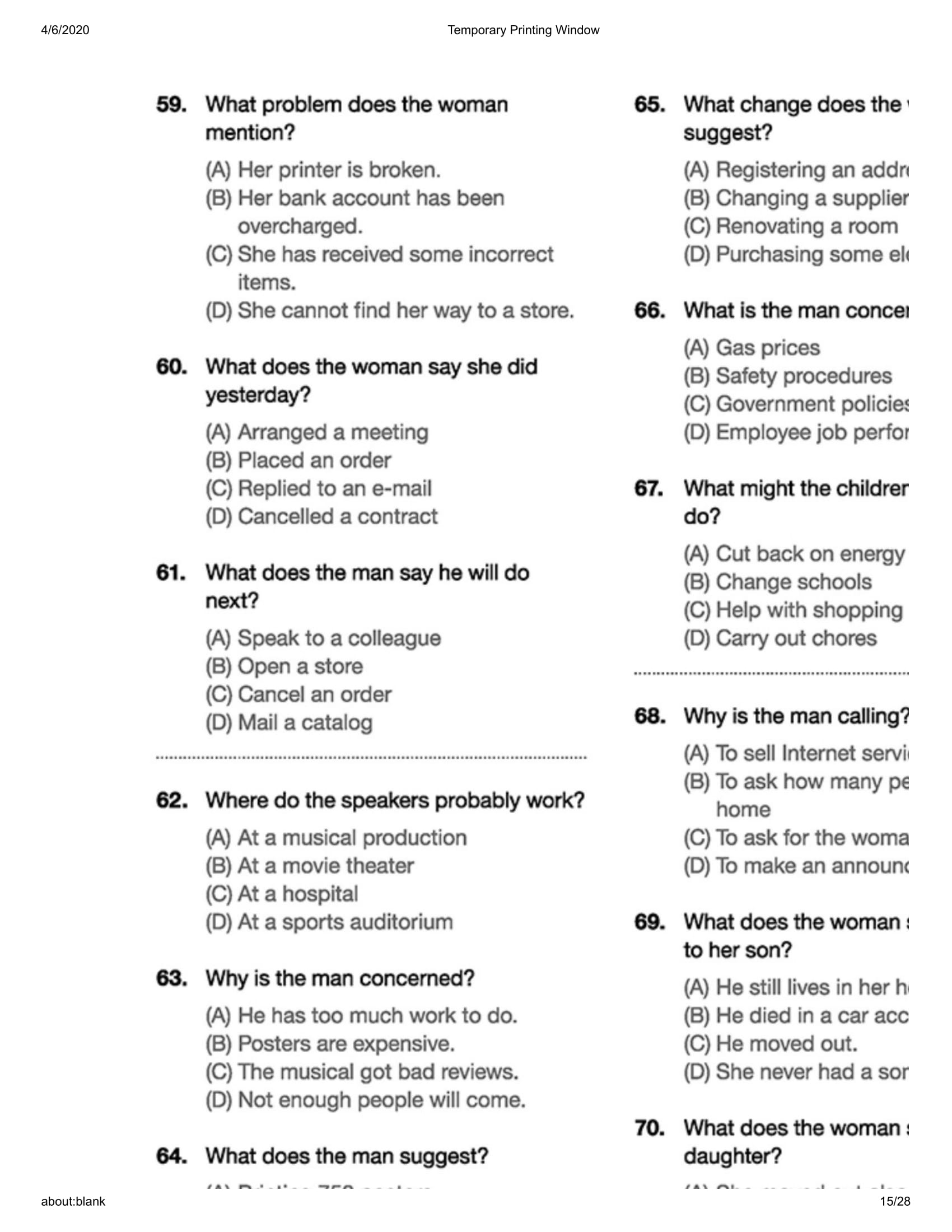 bộ comprehensive toeic training 1000 practice test items (vol 3) - kèm cd - Ảnh 16