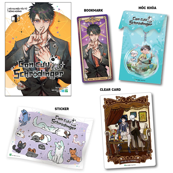 Bo
Con Cuu Cua Schrodinger - Tap 1 - Ban Suu Tam - Tang Kem Bookmark Hai Mat + Moc Khoa Acrylic + Clear Card + Sticker