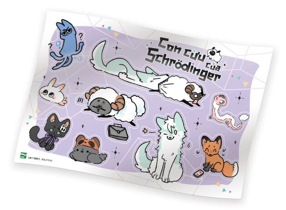 Bo
Con Cuu Cua Schrodinger - Tap 1 - Ban Suu Tam - Tang Kem Bookmark Hai Mat + Moc Khoa Acrylic + Clear Card + Sticker - Ảnh 6