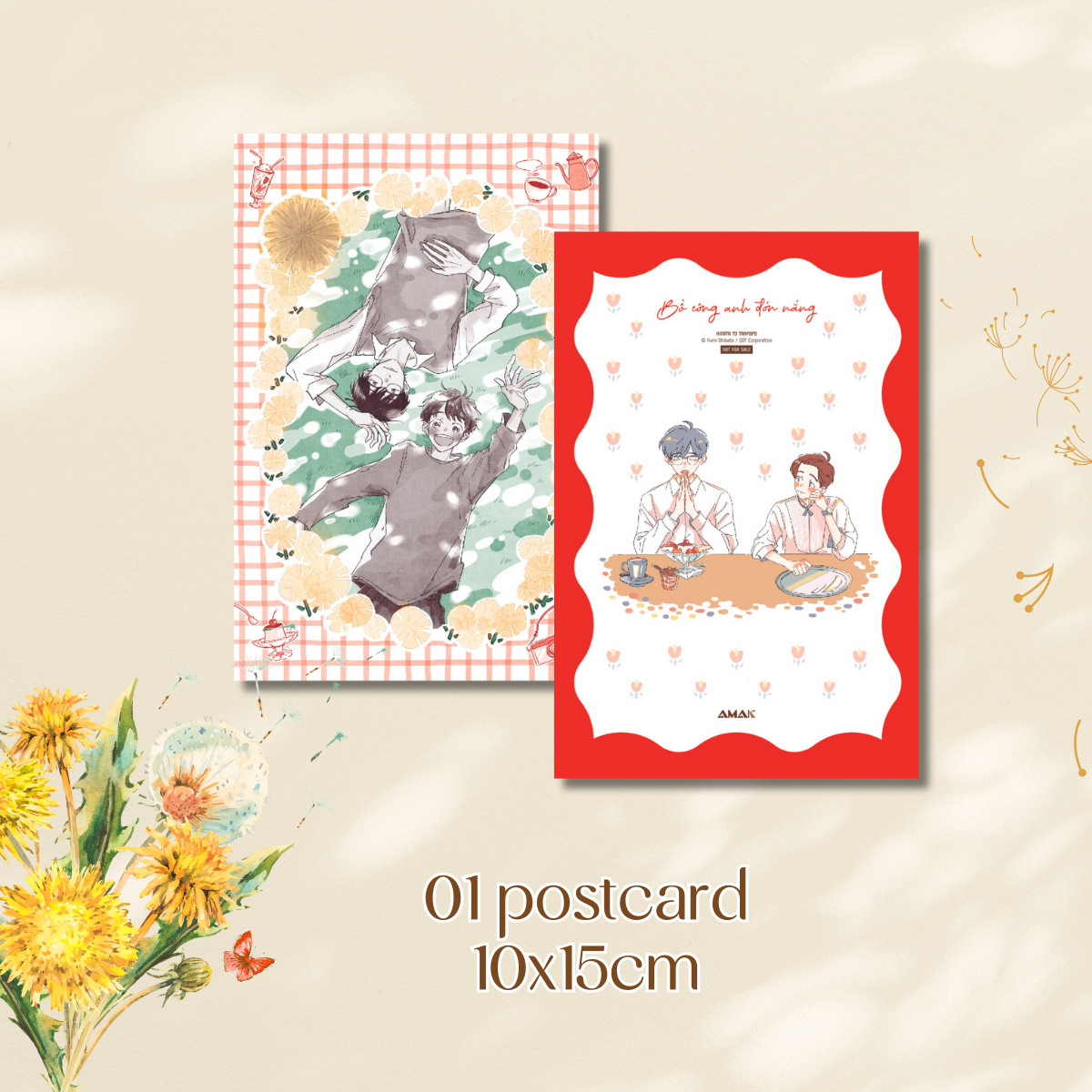 bồ công anh đón nắng - tặng kèm bookmark cài + postcard hai mặt - Ảnh 4