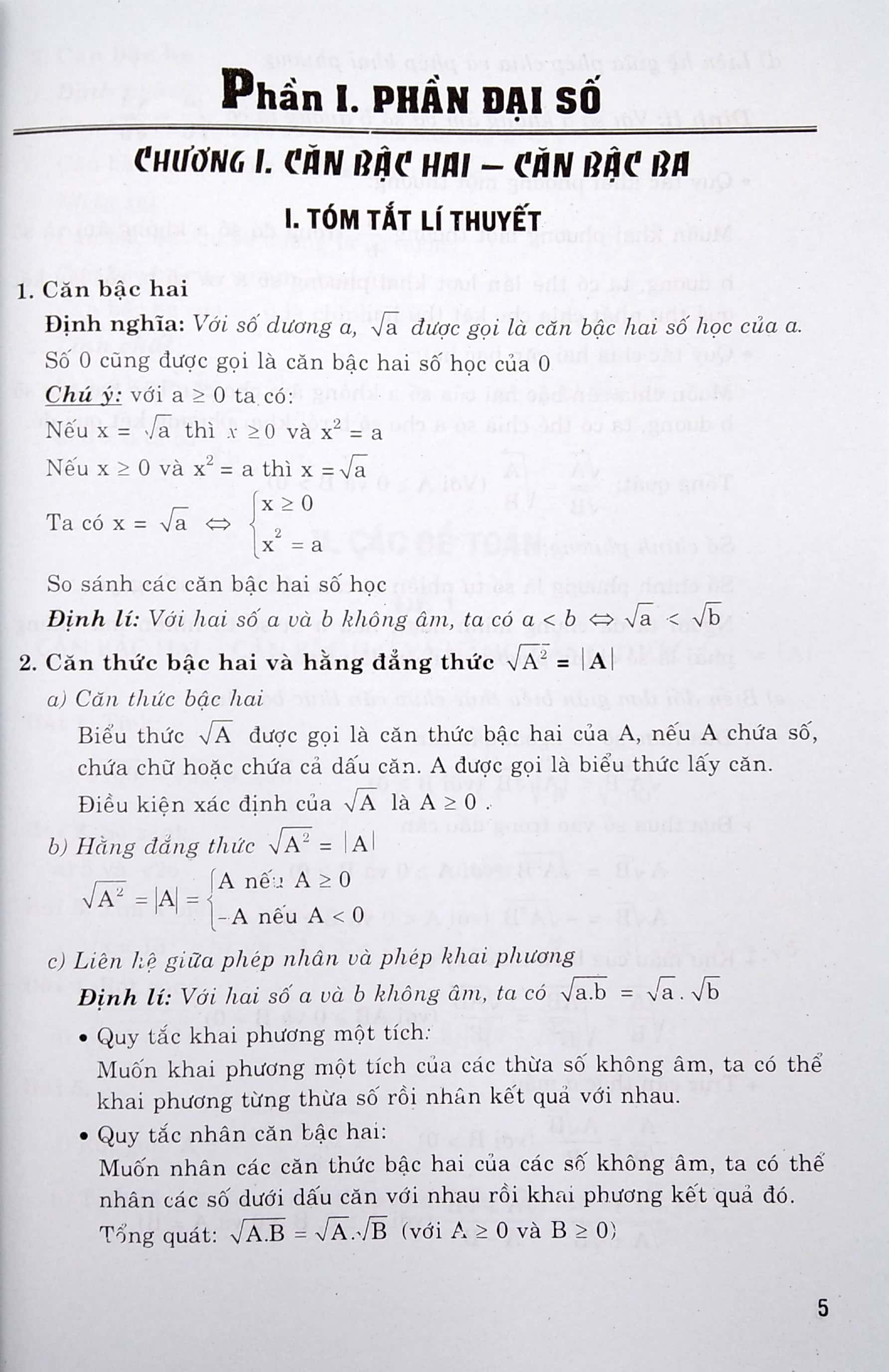 bộ cũng cố và ôn luyện toán 9 - tập 1 - Ảnh 5
