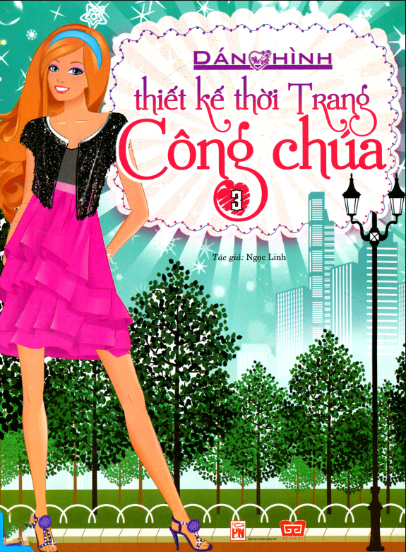 bộ dán hình thiết kế thời trang công chúa - tập 3 - Ảnh 2