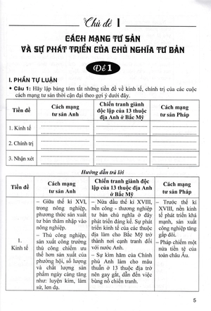 bộ đề kiểm tra trắc nghiệm và tự luận lịch sử 11 (dùng chung cho các bộ sgk hiện hành) - Ảnh 7