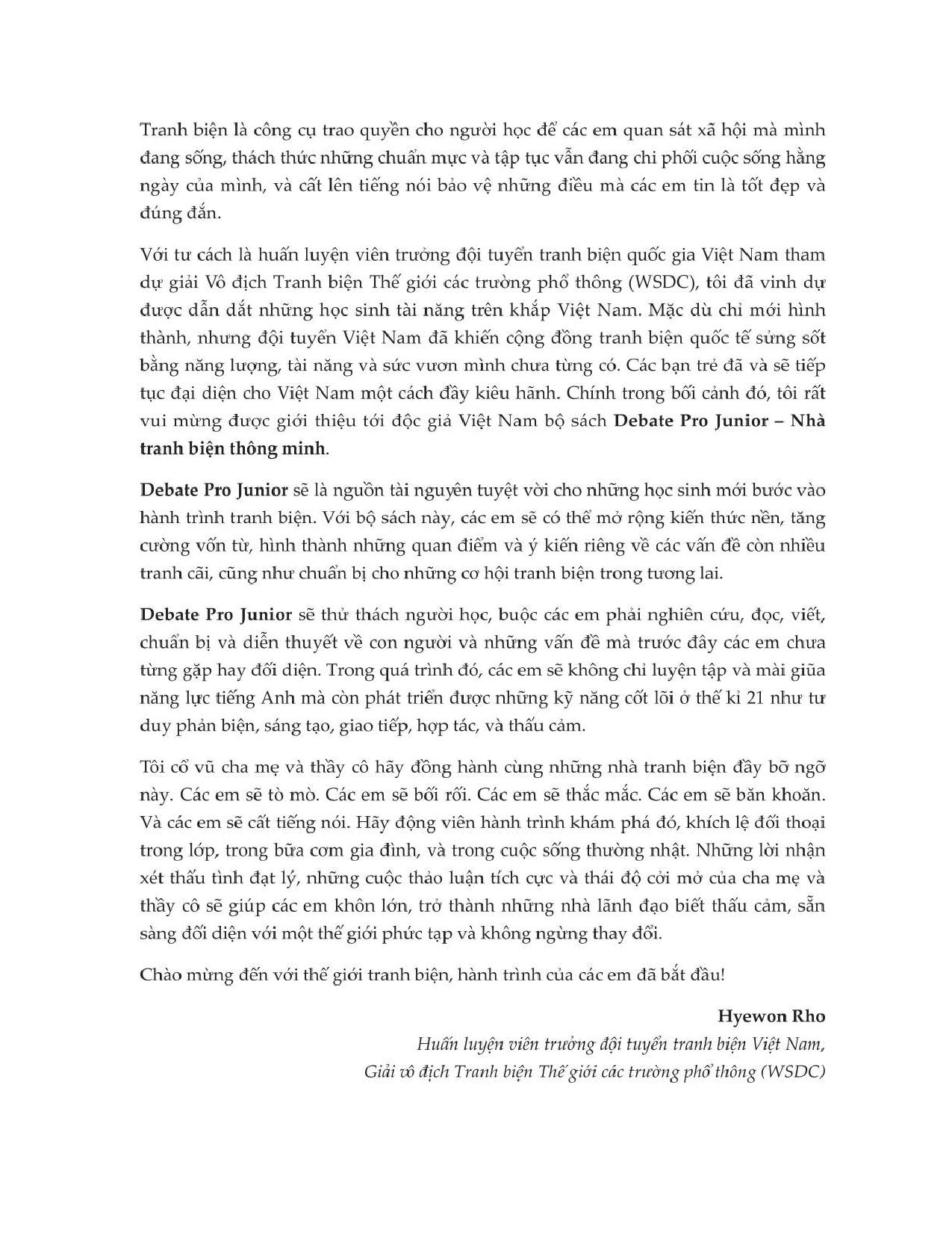 Bộ Debate Pro Junior: Nhà Tranh Biện Thông Minh Book1 - Ảnh 8