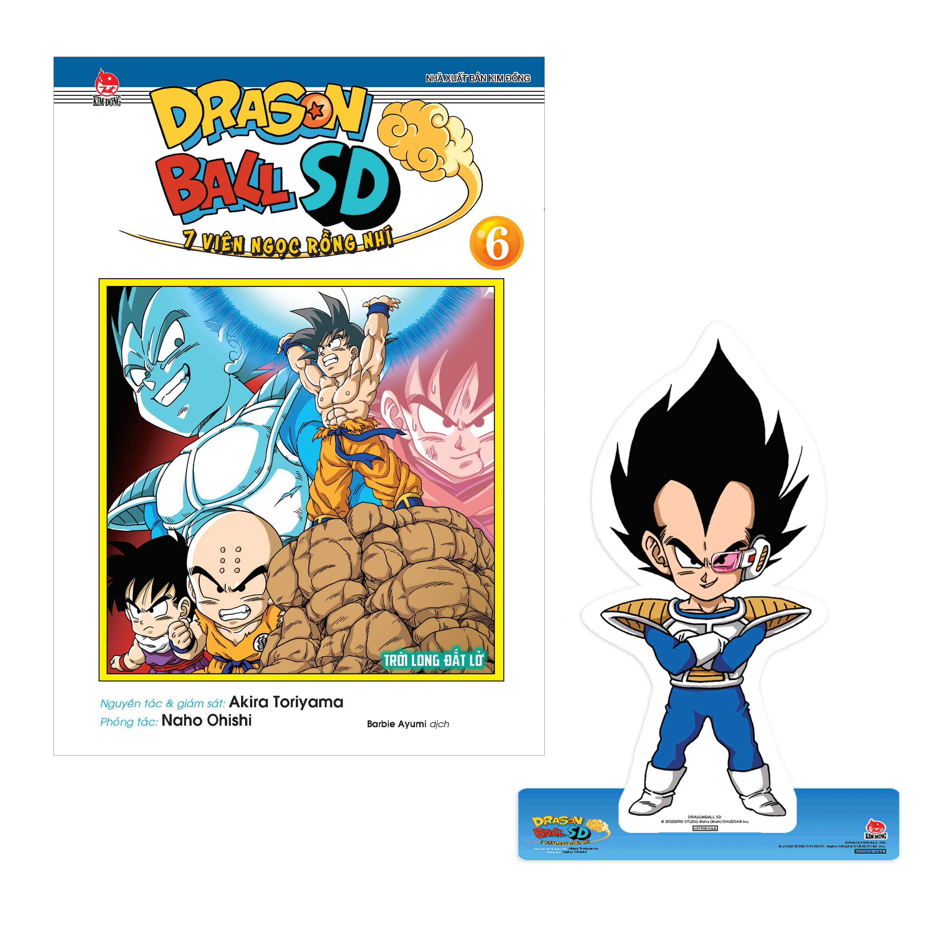 Bộ Dragon Ball SD - 7 Viên Ngọc Rồng Nhí - Tập 6 - Trời Long Đất Lở - Tặng Kèm Standee - Ảnh 2