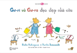 bộ ehon - mọt sách mogu - gư-ri và gư-ra - dọn dẹp nhà cửa (từ 1 - 6 tuổi) - Ảnh 2