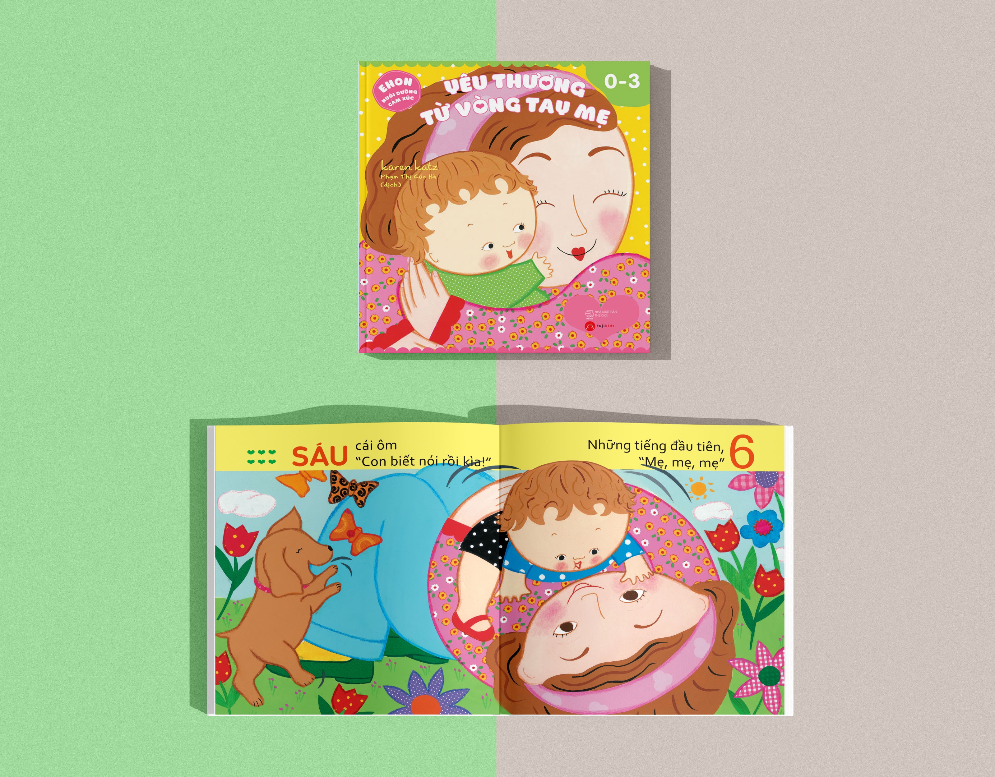 Bộ
Ehon Nuôi Dưỡng Cảm Xúc - Yêu Thương Từ Vòng Tay Mẹ (Từ 0 - 3 tuổi) - Ảnh 4