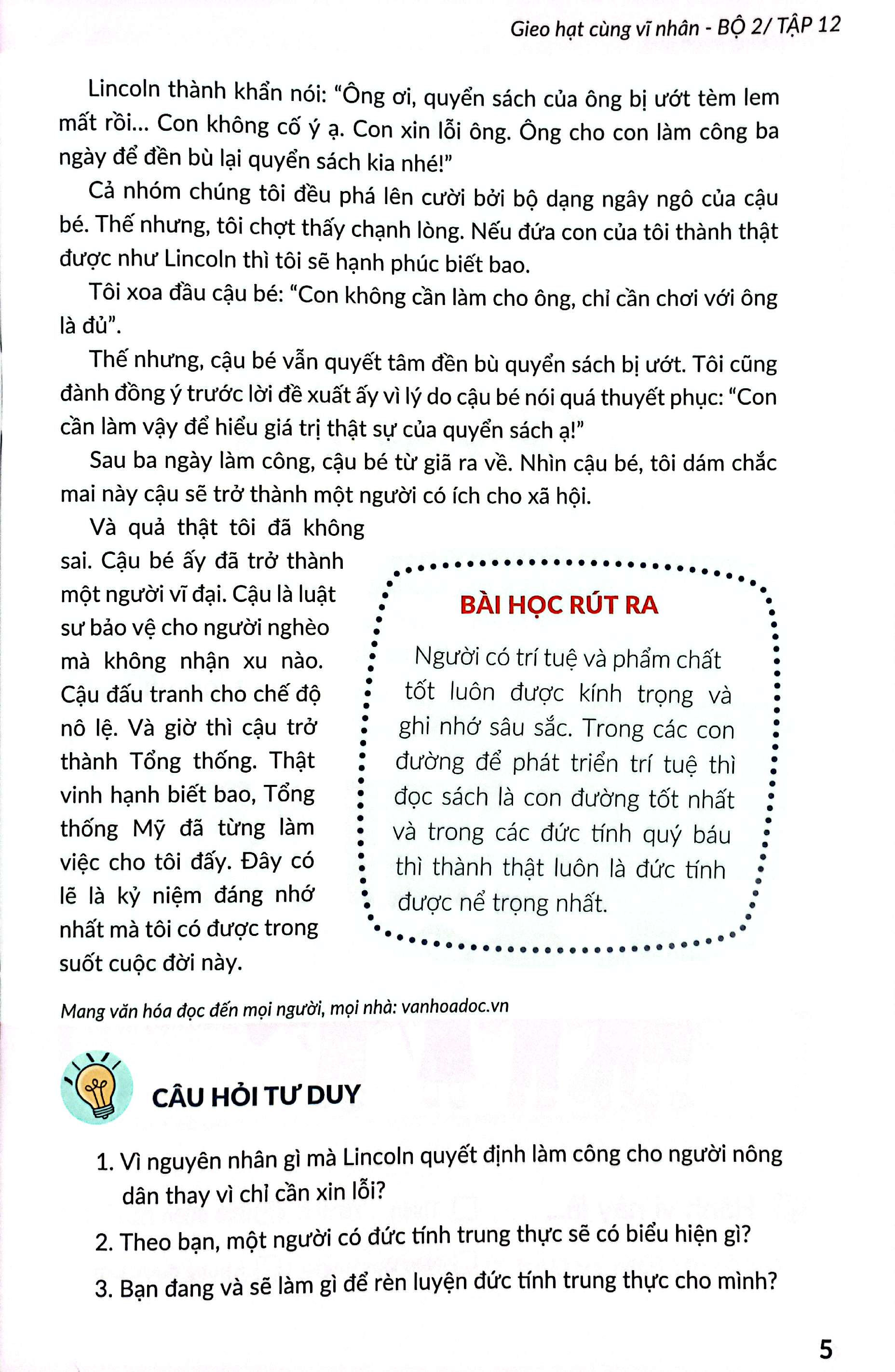 Bộ Gieo Hạt Cùng Vĩ Nhân - Bộ 2 - Tập 12 - Ảnh 6