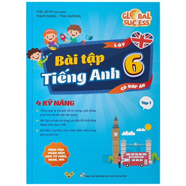 Bộ Global Success - Bài Tập Tiếng Anh 6 - Tập 1 (Có Đáp Án)