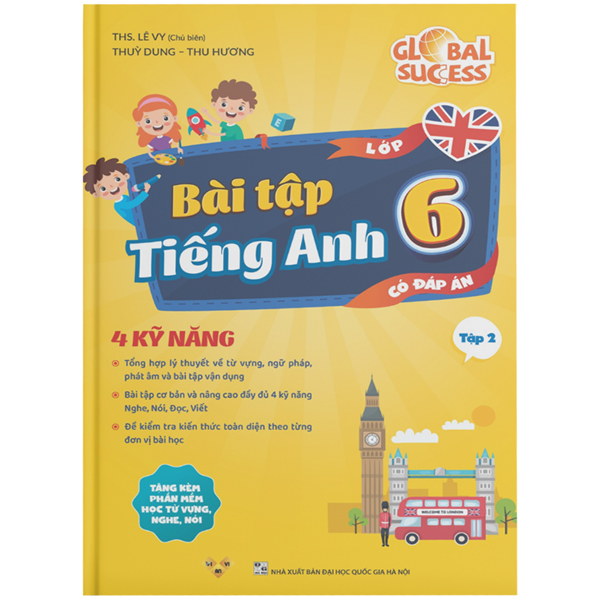 Bộ Global Success - Bài Tập Tiếng Anh 6 - Tập 2 (Có Đáp Án)
