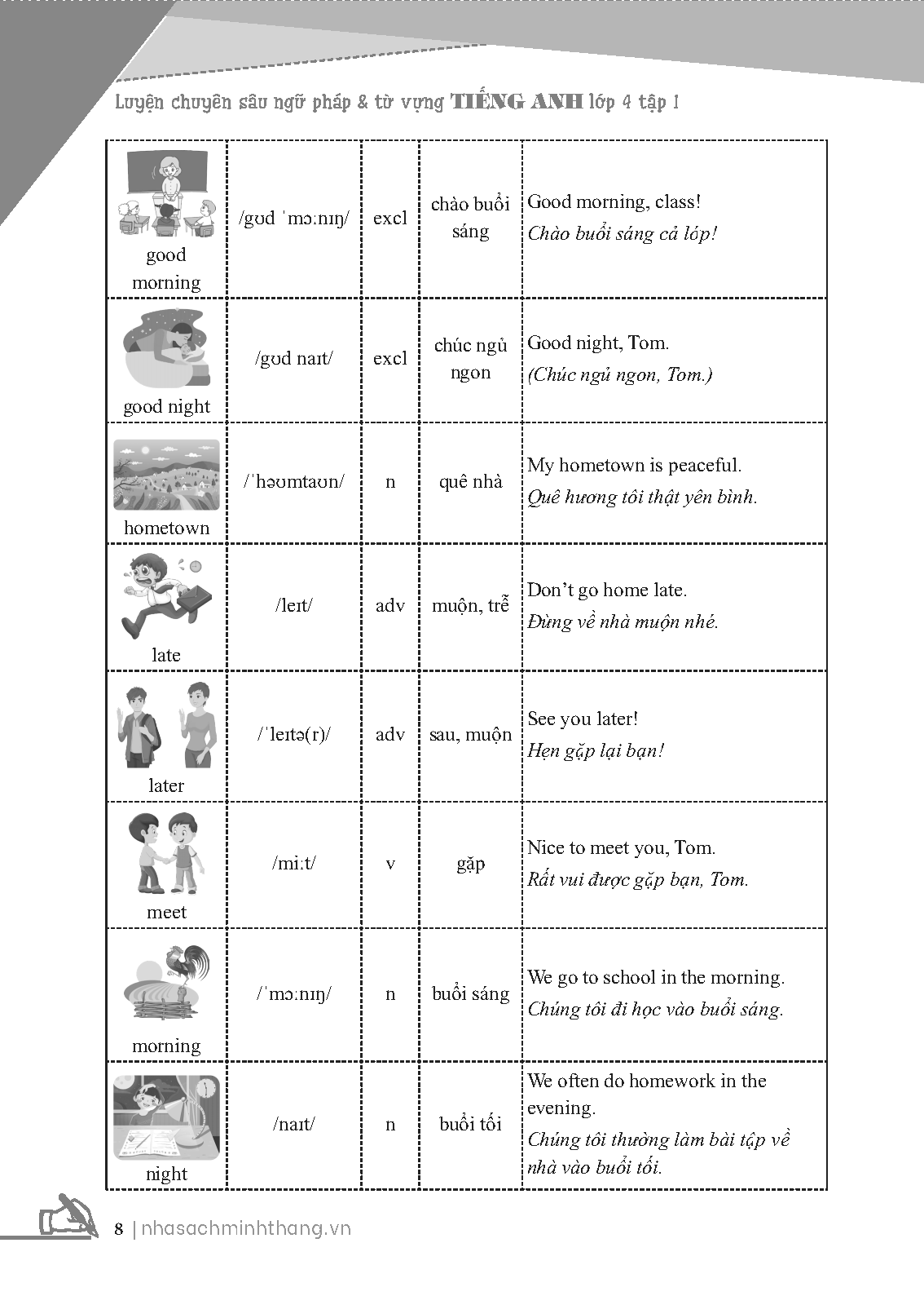 bộ global success - luyện chuyên sâu ngữ pháp và từ vựng tiếng anh lớp 4 - tập 1 (có đáp án) - Ảnh 6