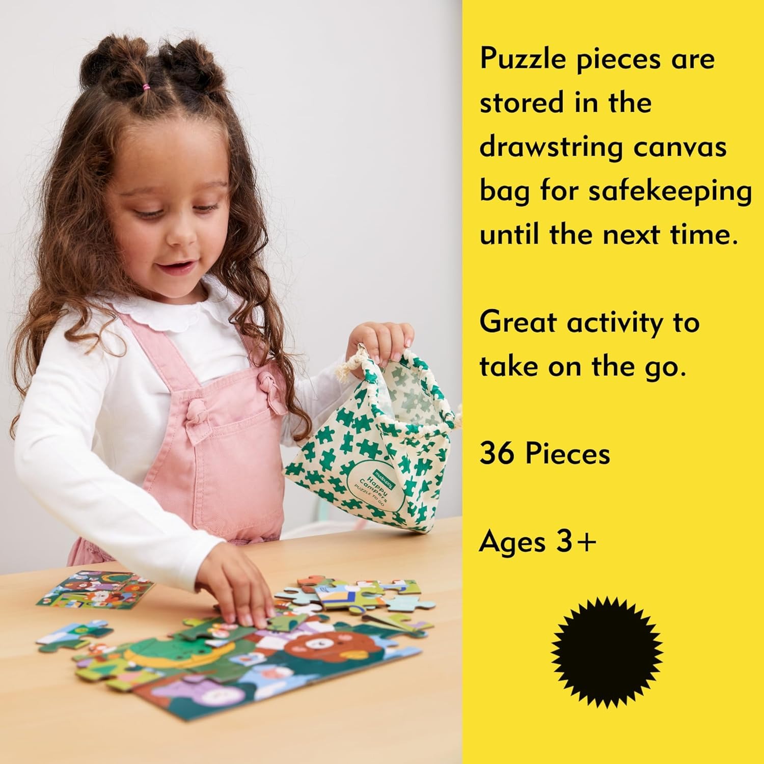 Bộ Happy Campers 36 Piece Puzzle To Go - Ảnh 4