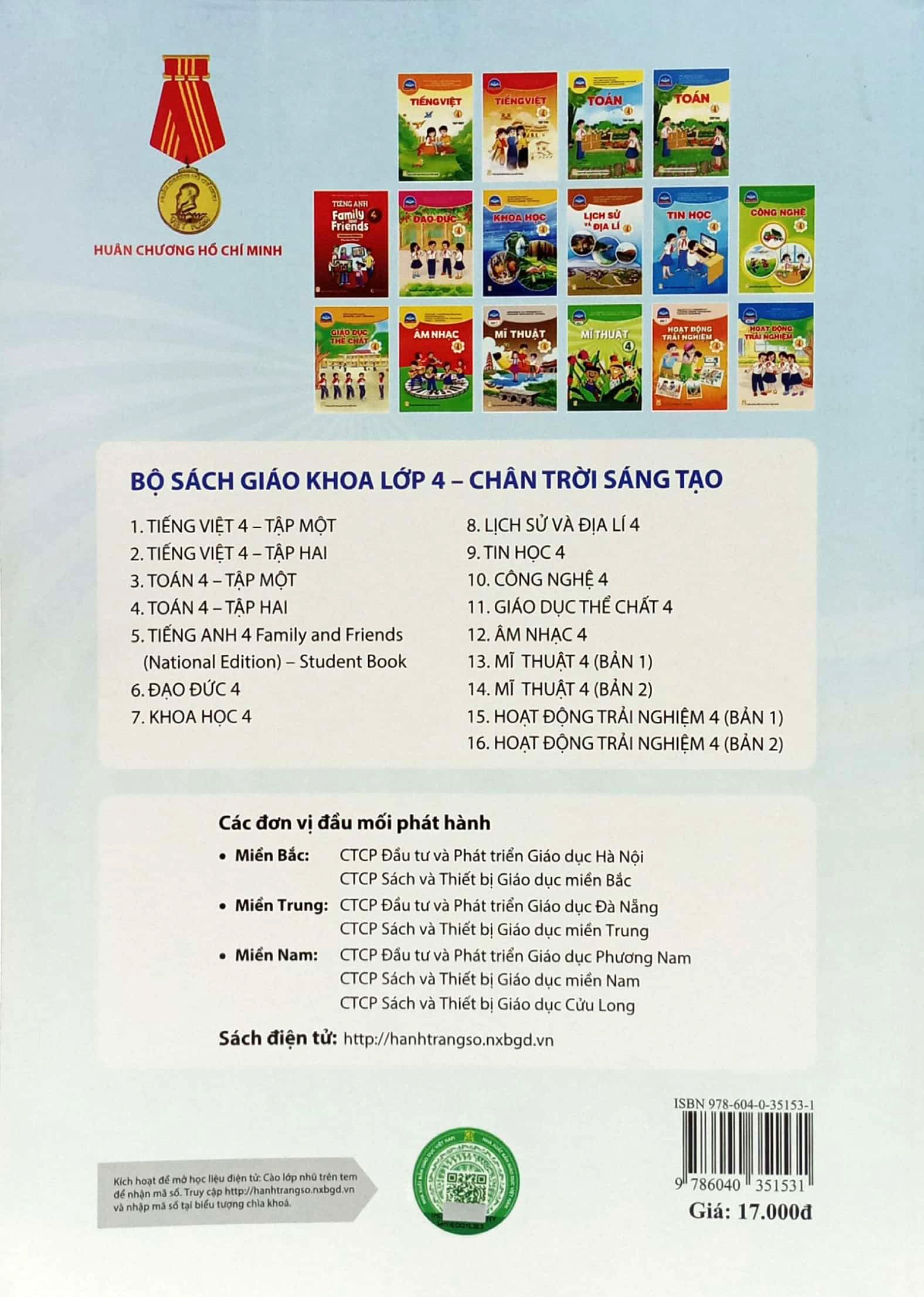 bộ hoạt động trải nghiệm 4 - bản 2 (chân trời sáng tạo) (chuẩn) - Ảnh 6