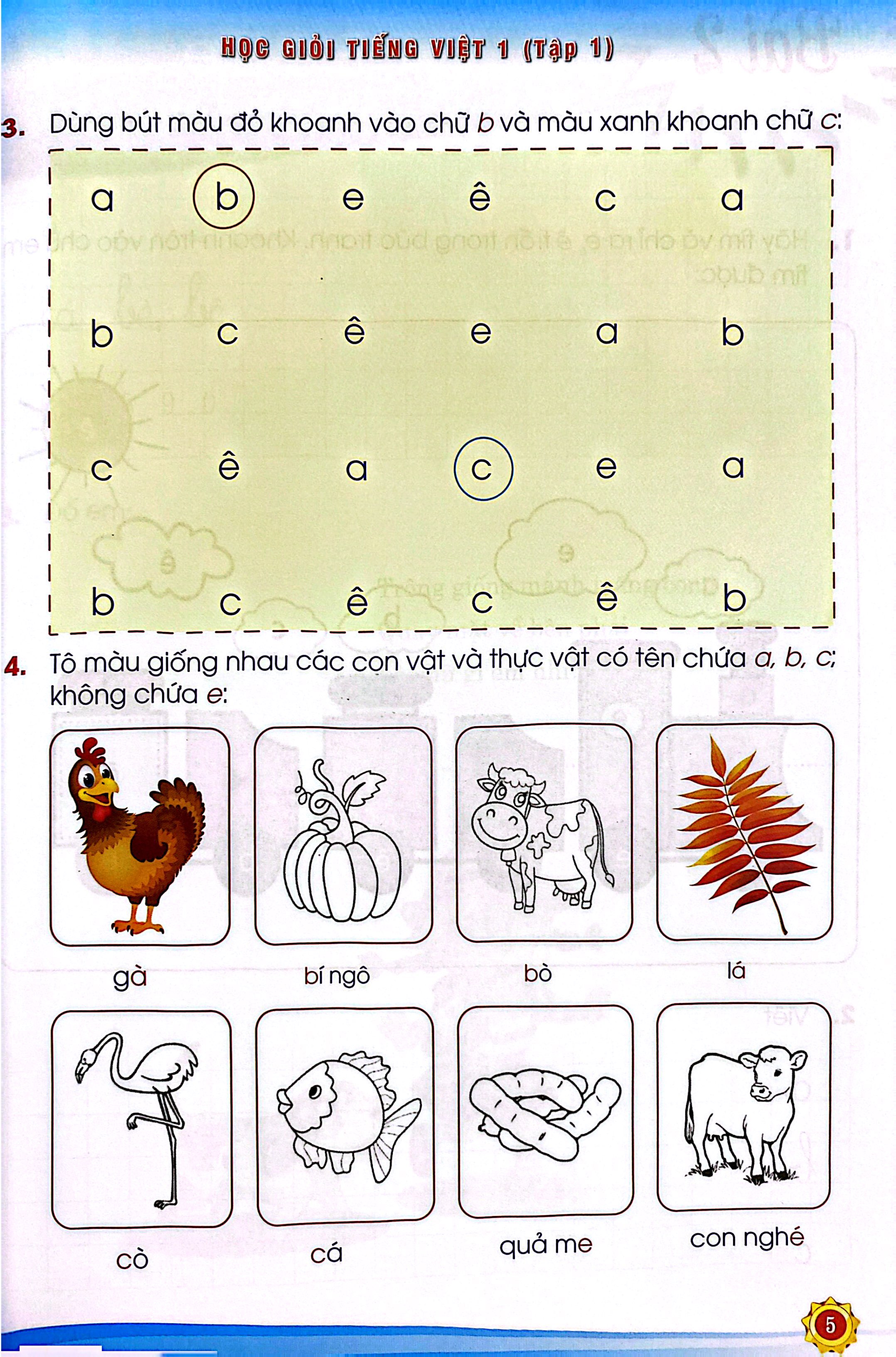 Bo
Hoc Gioi Tieng Viet 1 - Tap 1 (Sach Bo Tro, Tang Cuong Bai Tap Cho Hoc Sinh Luyen Tap) - Ảnh 5