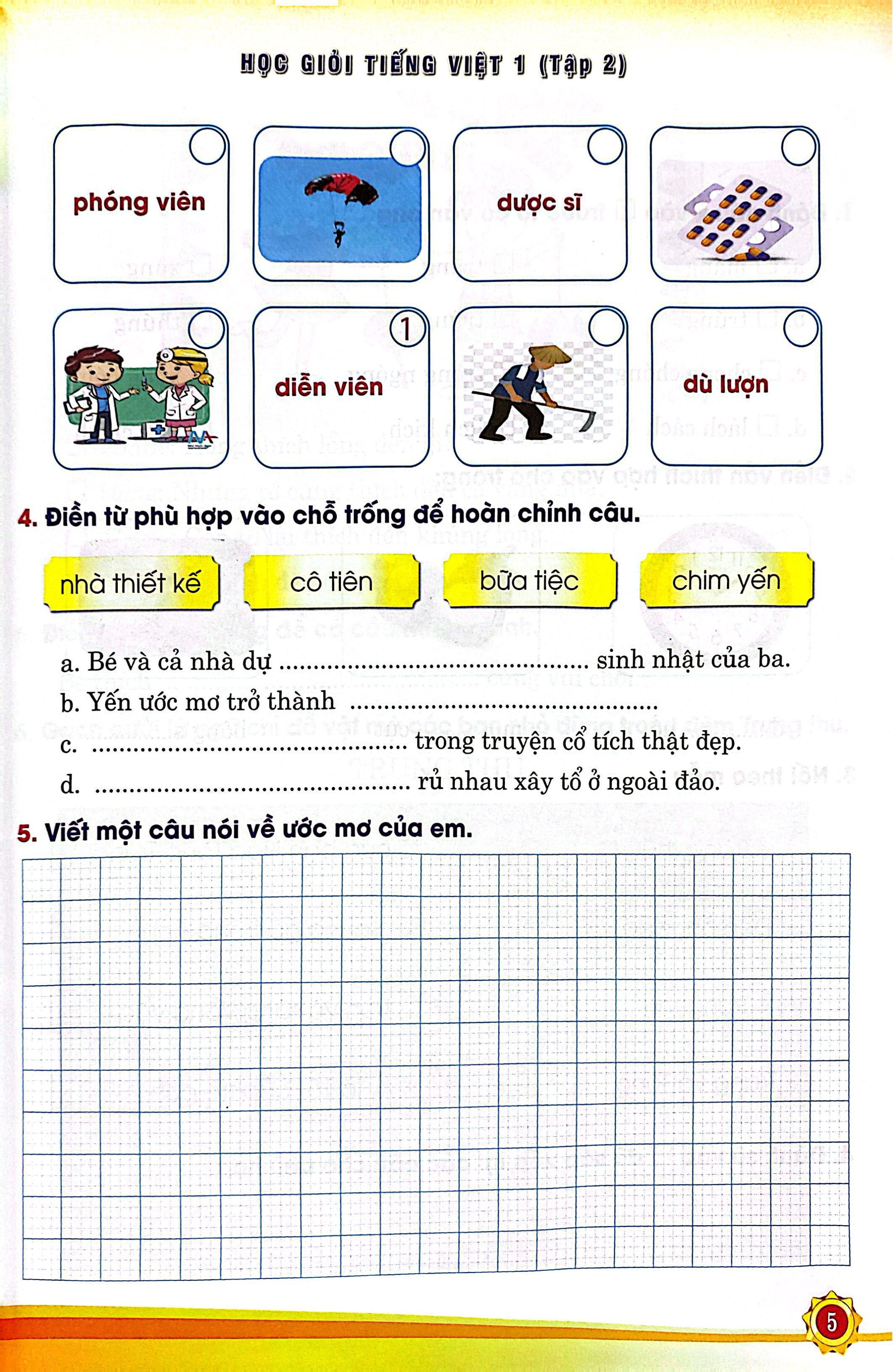 Bo
Hoc Gioi Tieng Viet 1 - Tap 2 (Sach Bo Tro, Tang Cuong Bai Tap Cho Hoc Sinh Luyen Tap) - Ảnh 5