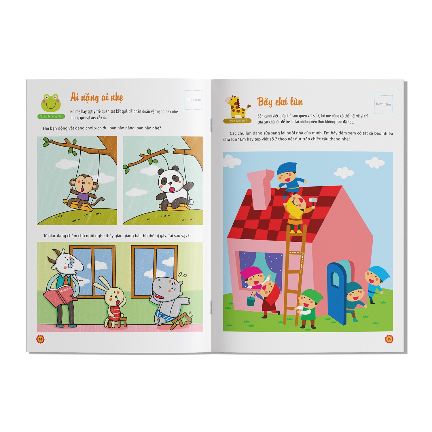 bộ học toán thật đơn giản: 3-4 tuổi - tập 2 - Ảnh 4