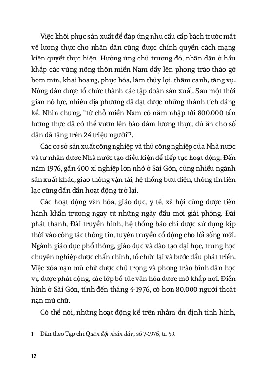 Bộ Hỏi Đáp Lịch Sử Việt Nam - Tập 10 - Việt Nam-Hành Trình Xây Dựng Và Phát Triển (Từ 1975 Đến Nay) - Ảnh 6