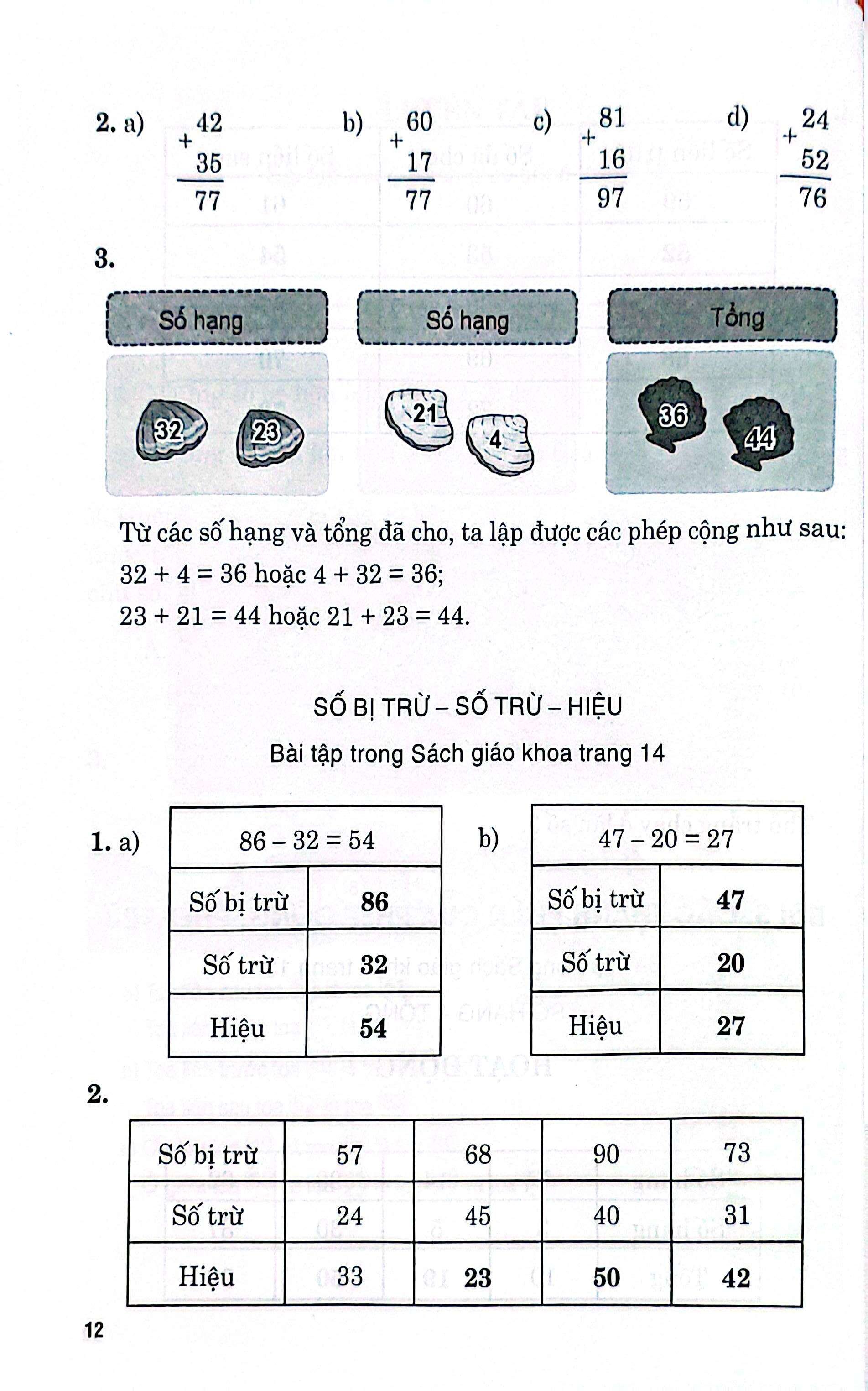 Bộ
Hướng Dẫn Giải Bài Tập Toán 2 - Tập 1 (Kết Nối) - Ảnh 12