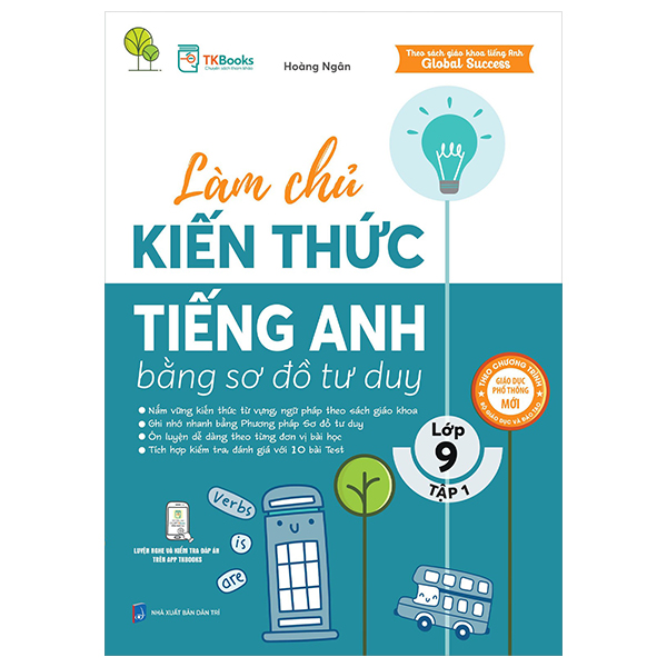 Bộ Làm Chủ Kiến Thức Tiếng Anh Bằng Sơ Đồ Tư Duy Lớp 9 - Tập 1