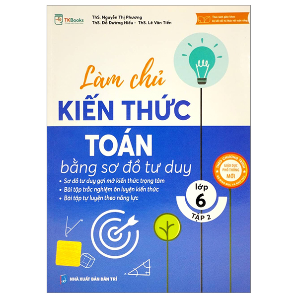 bộ làm chủ kiến thức toán bằng sơ đồ tư duy lớp 6 - tập 2