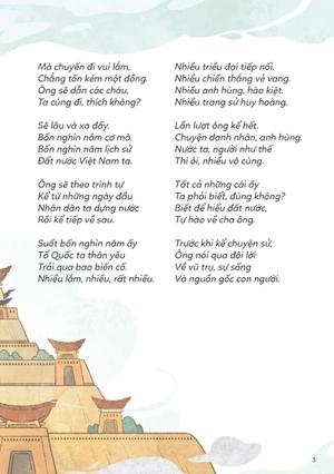 bộ lịch sử việt nam kể bằng thơ - tập 1 - từ thời hồng bàng đến chiến thắng bạch đằng (năm 938) - Ảnh 4