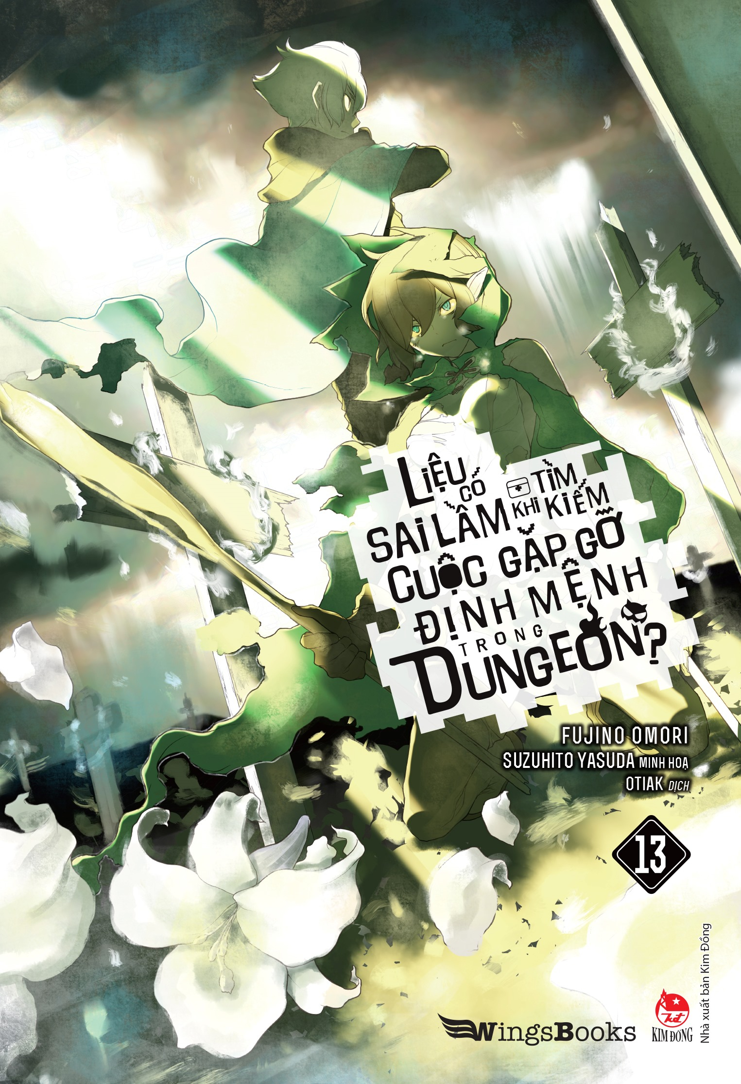 bộ liệu có sai lầm khi tìm kiếm cuộc gặp gỡ định mệnh trong dungeon - tập 13 - tặng kèm bookmark - Ảnh 3