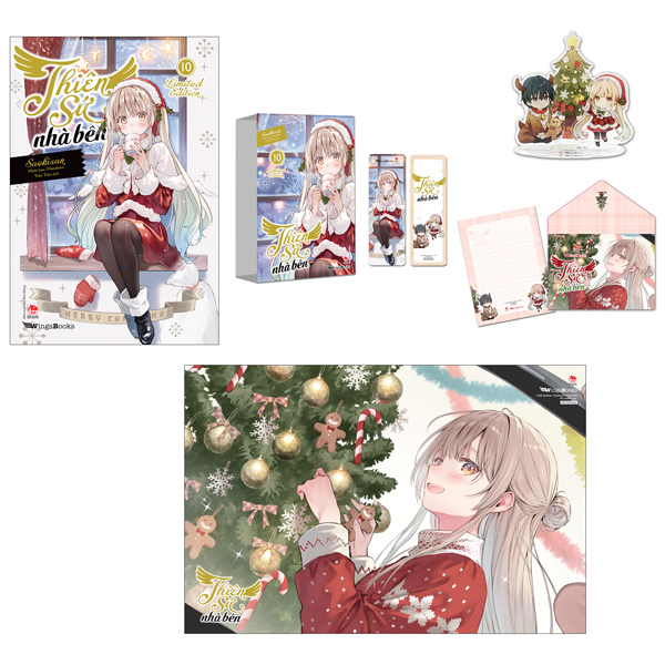 Bộ [Light Novel] Thiên Sứ Nhà Bên - Tập 10 - Bản Giới Hạn - Tặng Kèm Box + Bookmark + Set Phong Bì Thư + Standee Mica + Poster
