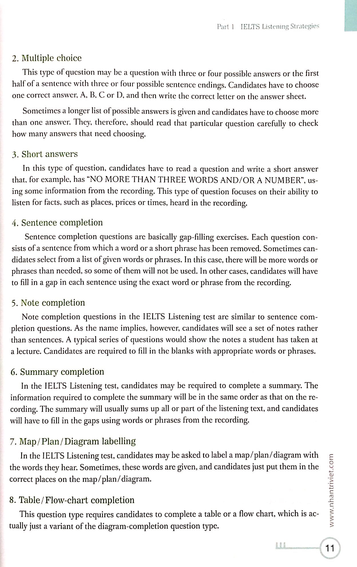 bộ listening strategies for the ielts test - book 1 - Ảnh 6