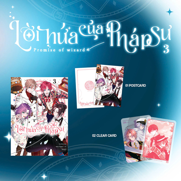 Bộ
Lời Hứa Của Pháp Sư - Tập 3 - Tặng Kèm 1 Postcard + 2 Clear Card