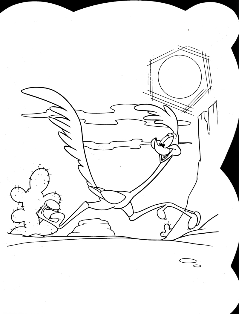 bộ looney tunes - tô màu cùng wilee & road runnner (tập 1) - Ảnh 5